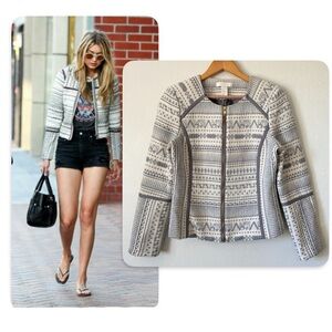 H&M Gigi Inspired Aztec Print Jacket